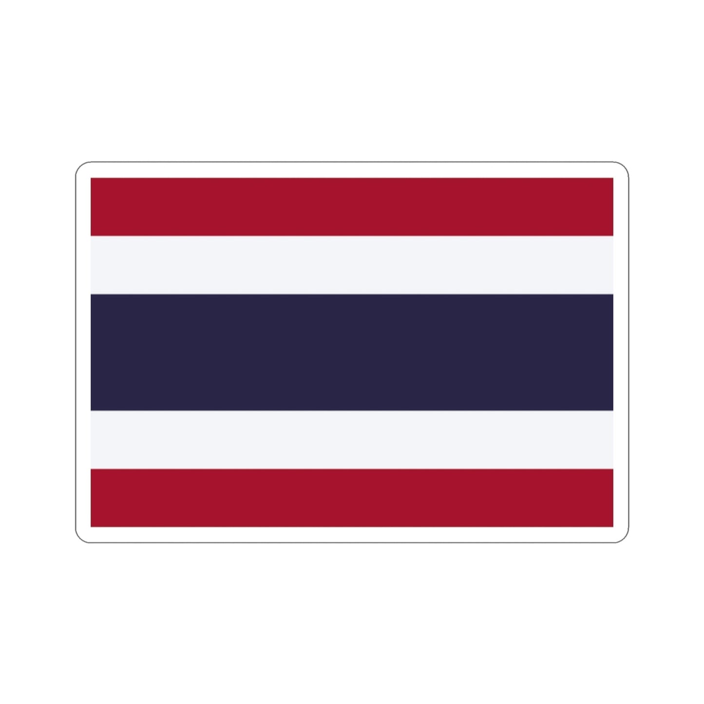 Flag of Thailand STICKER Vinyl Die-Cut Decal-2 Inch-The Sticker Space