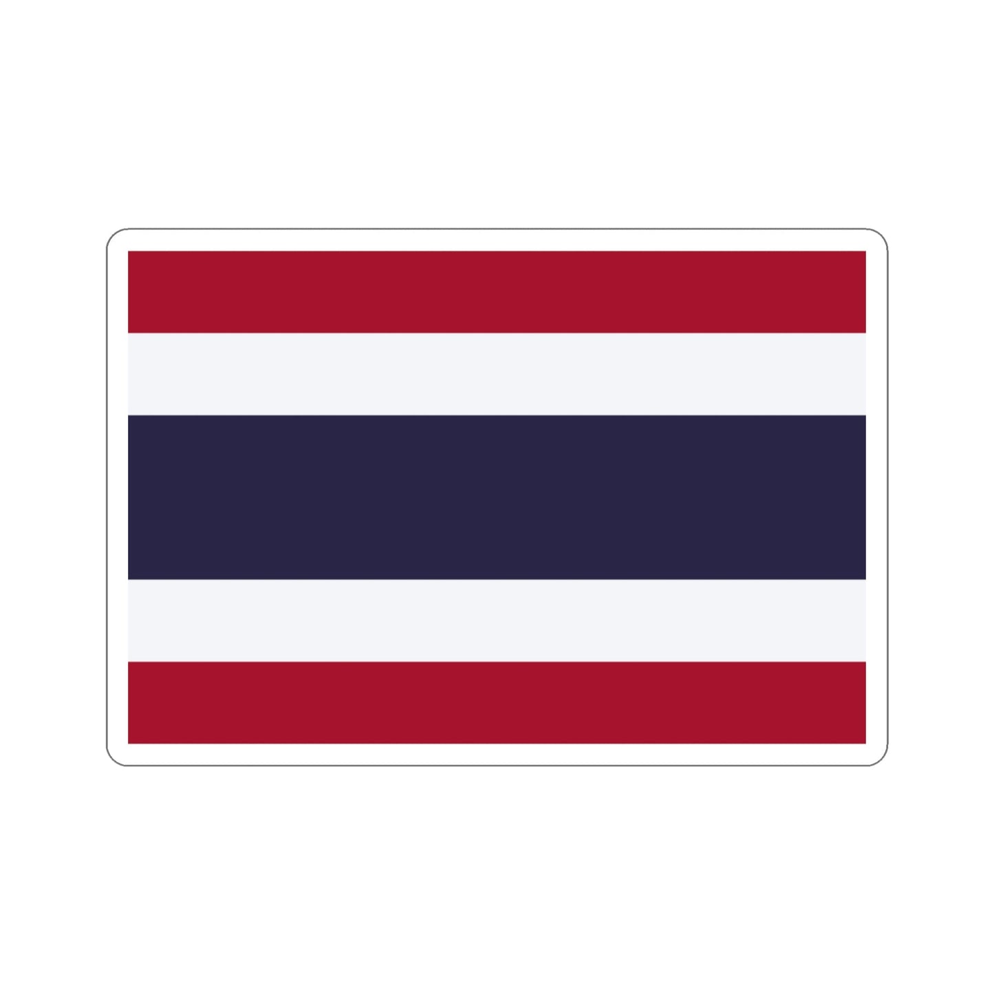 Flag of Thailand STICKER Vinyl Die-Cut Decal-3 Inch-The Sticker Space