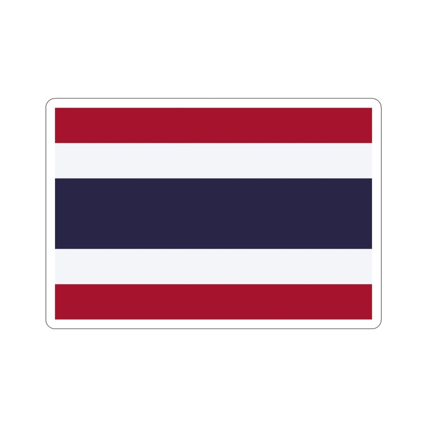 Flag of Thailand STICKER Vinyl Die-Cut Decal-4 Inch-The Sticker Space