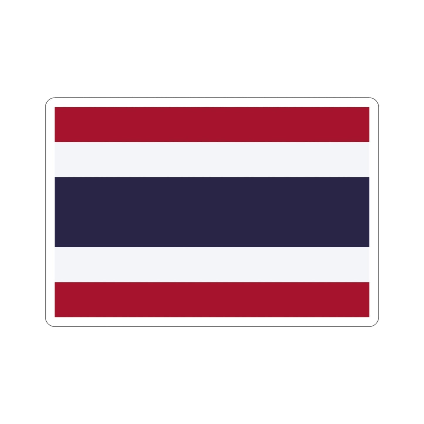 Flag of Thailand STICKER Vinyl Die-Cut Decal-4 Inch-The Sticker Space