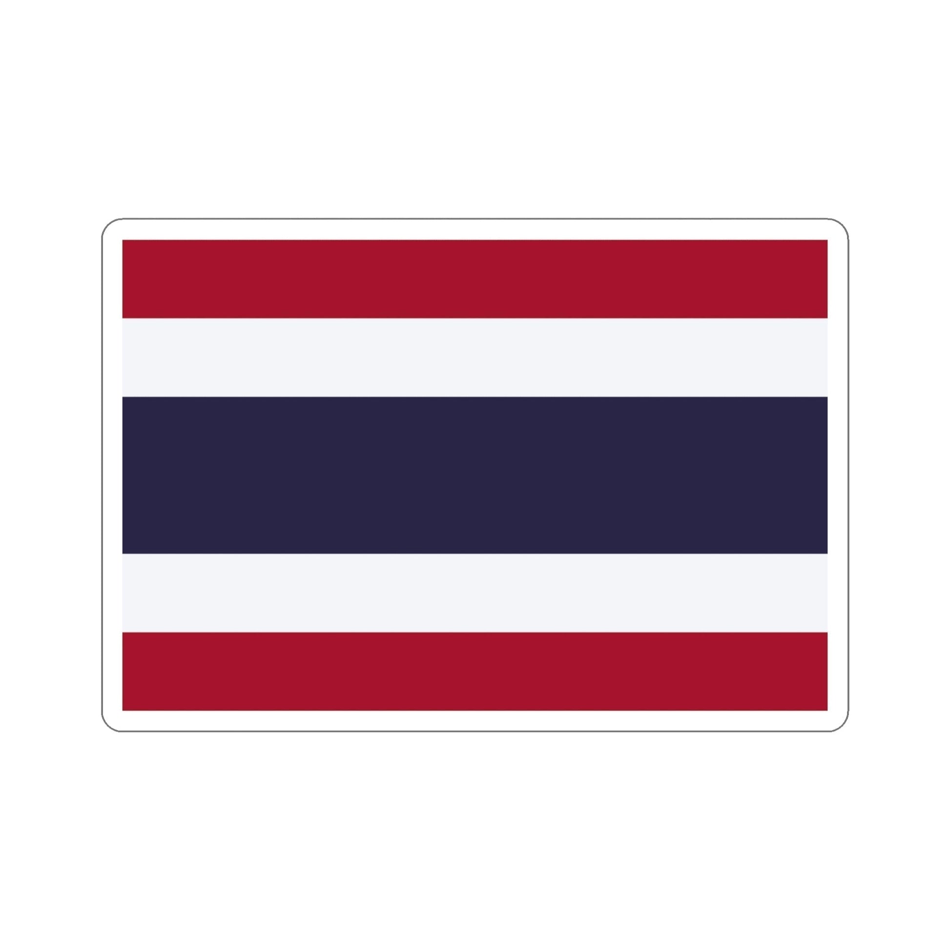 Flag of Thailand STICKER Vinyl Die-Cut Decal-4 Inch-The Sticker Space