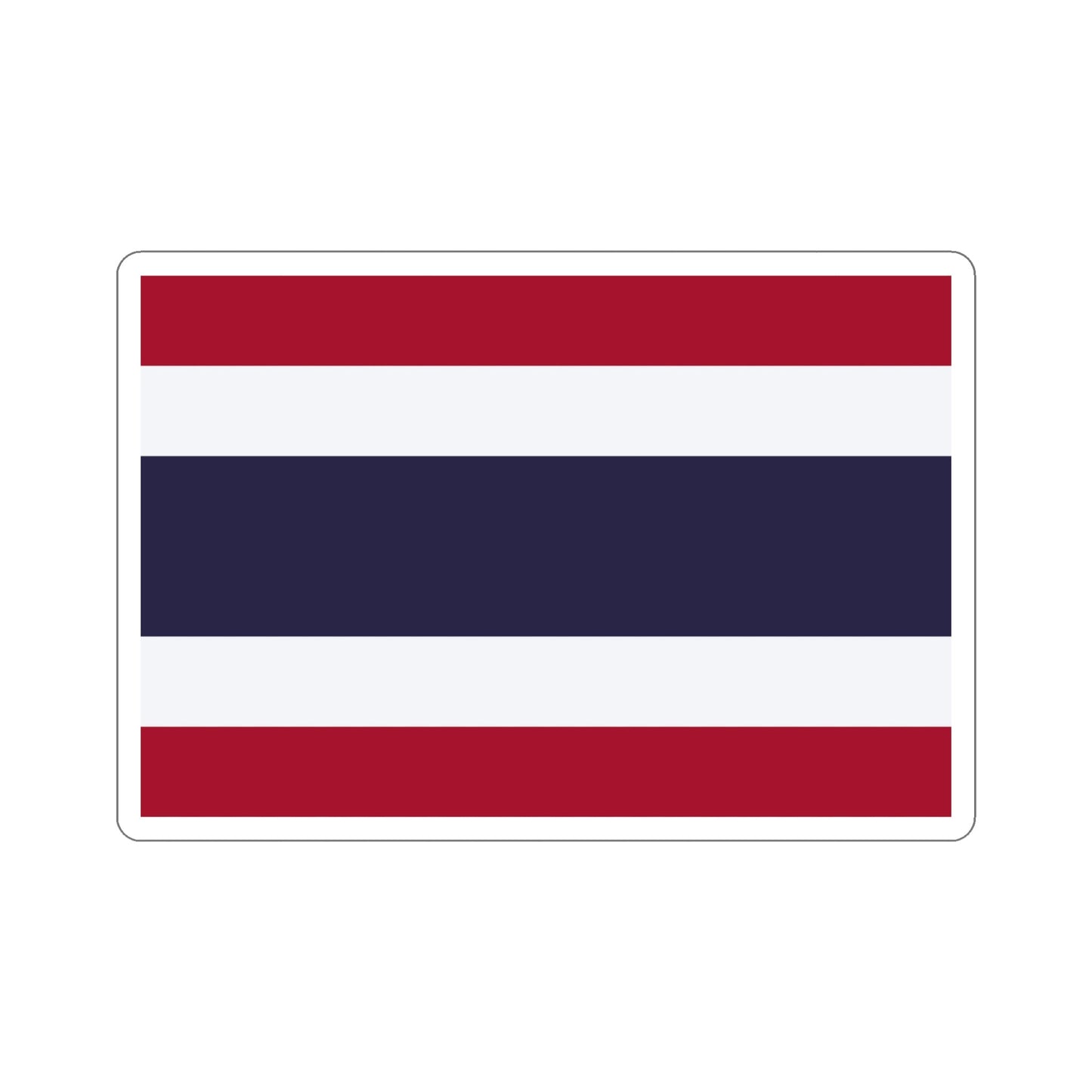 Flag of Thailand STICKER Vinyl Die-Cut Decal-5 Inch-The Sticker Space