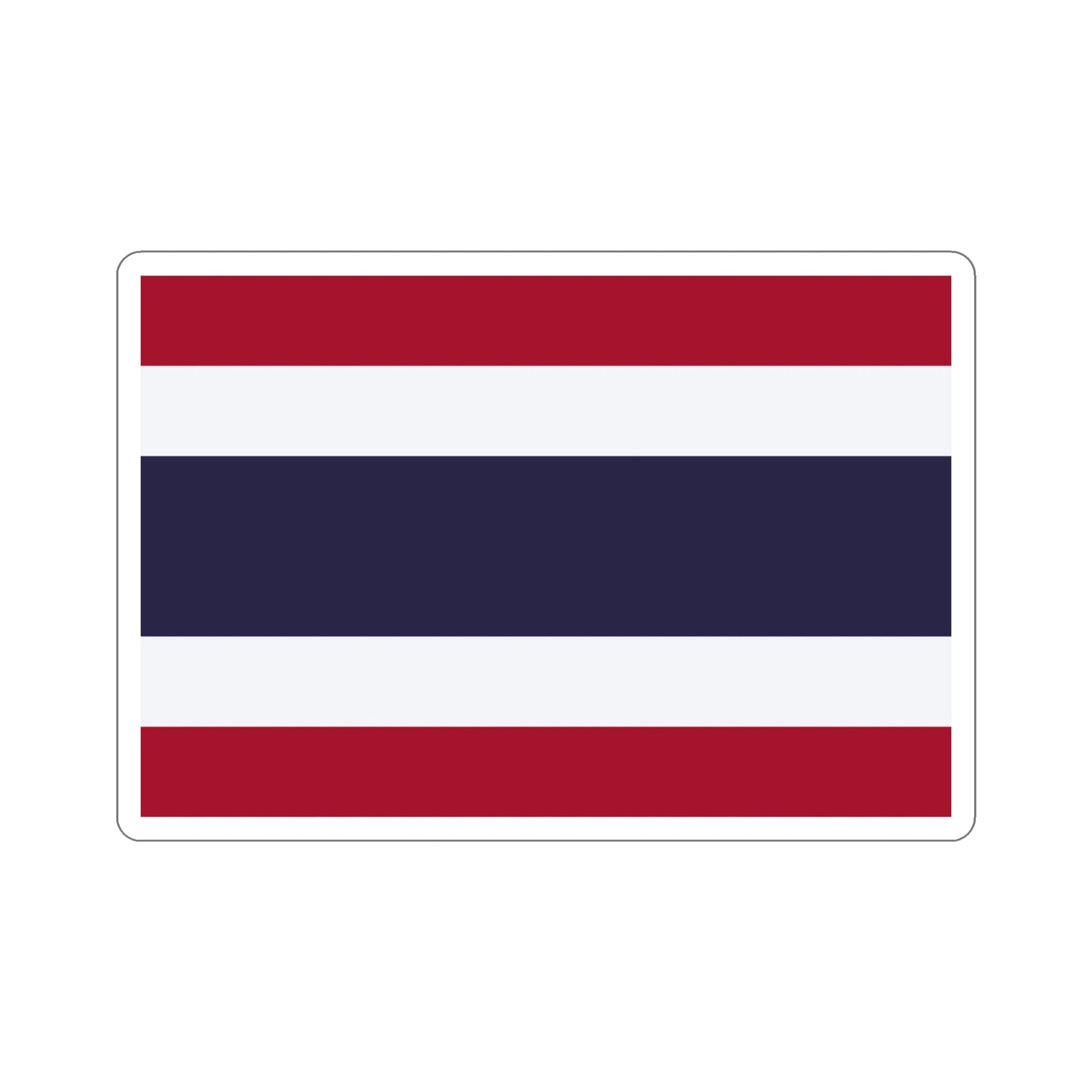 Flag of Thailand STICKER Vinyl Die-Cut Decal-5 Inch-The Sticker Space