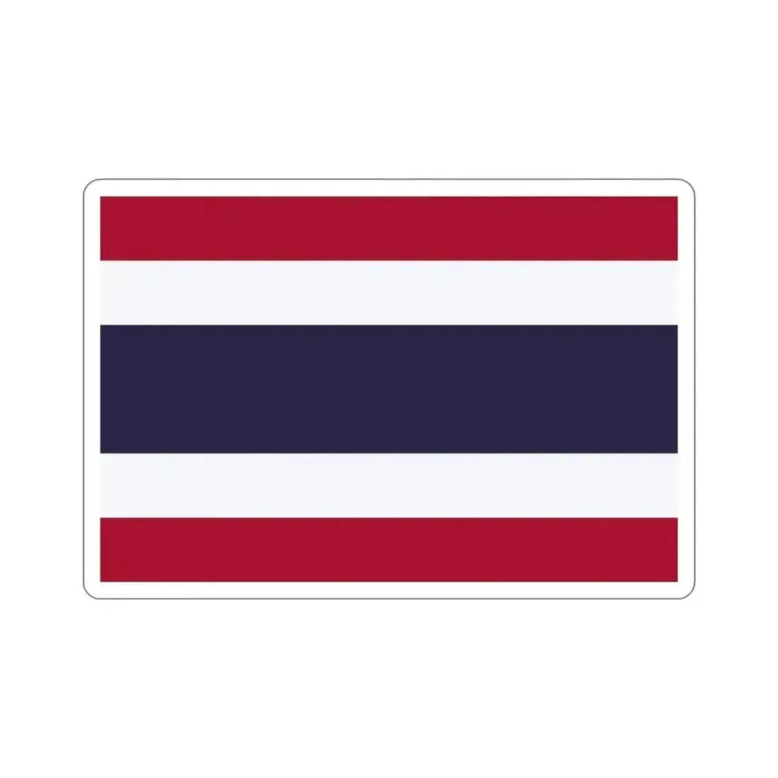 Flag of Thailand STICKER Vinyl Die-Cut Decal 6 Inch - The Sticker Space