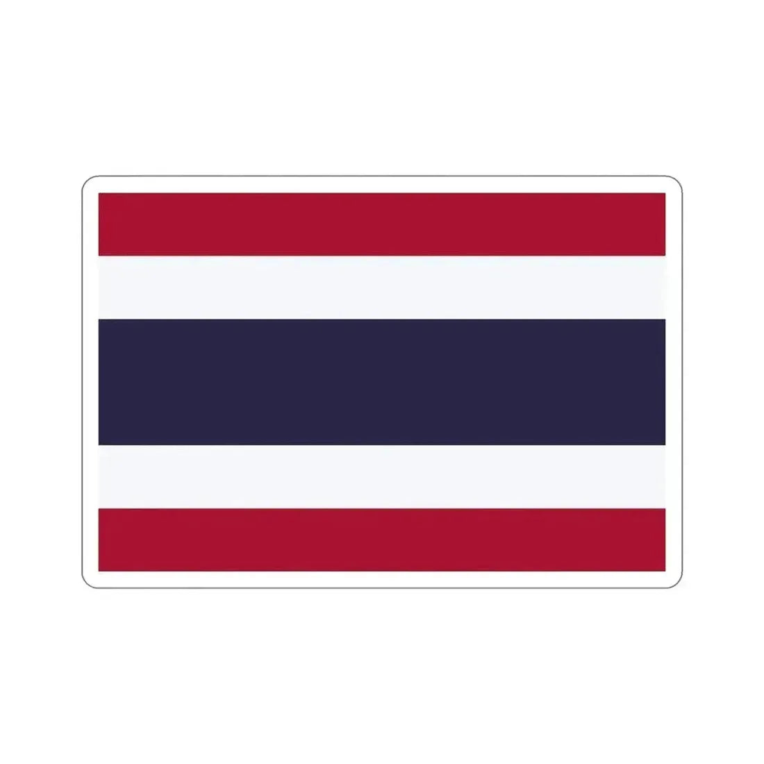 Flag of Thailand STICKER Vinyl Die-Cut Decal - The Sticker Space