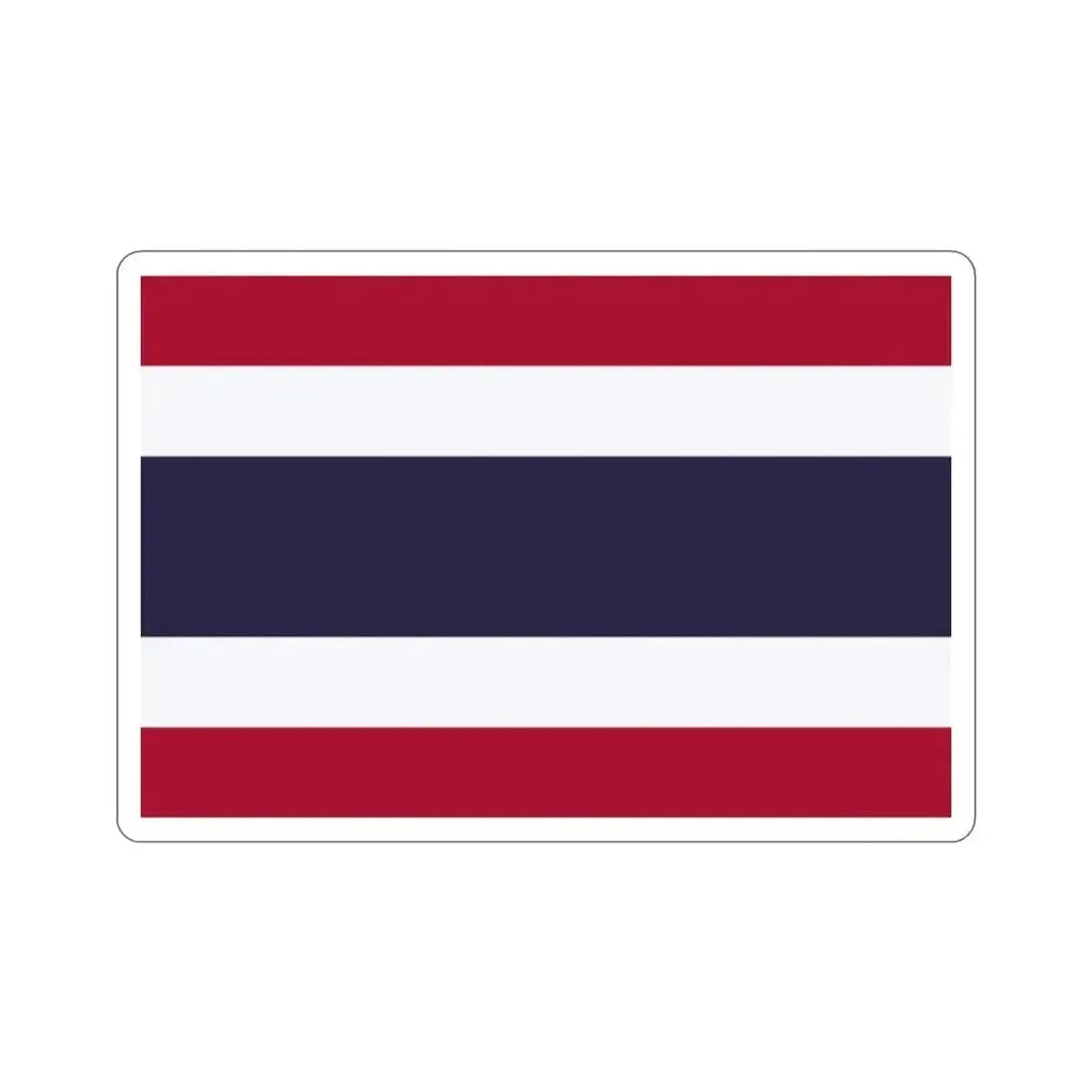 Flag of Thailand STICKER Vinyl Die-Cut Decal - The Sticker Space