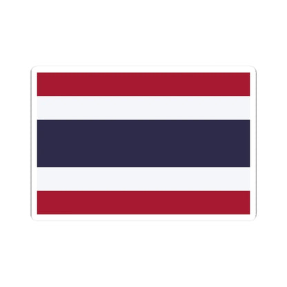 Flag of Thailand (Thailand) STICKER Vinyl Kiss-Cut Decal 2 Inch White - The Sticker Space