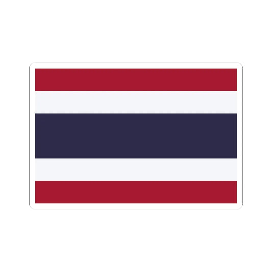 Flag of Thailand (Thailand) STICKER Vinyl Kiss-Cut Decal 2 Inch White - The Sticker Space