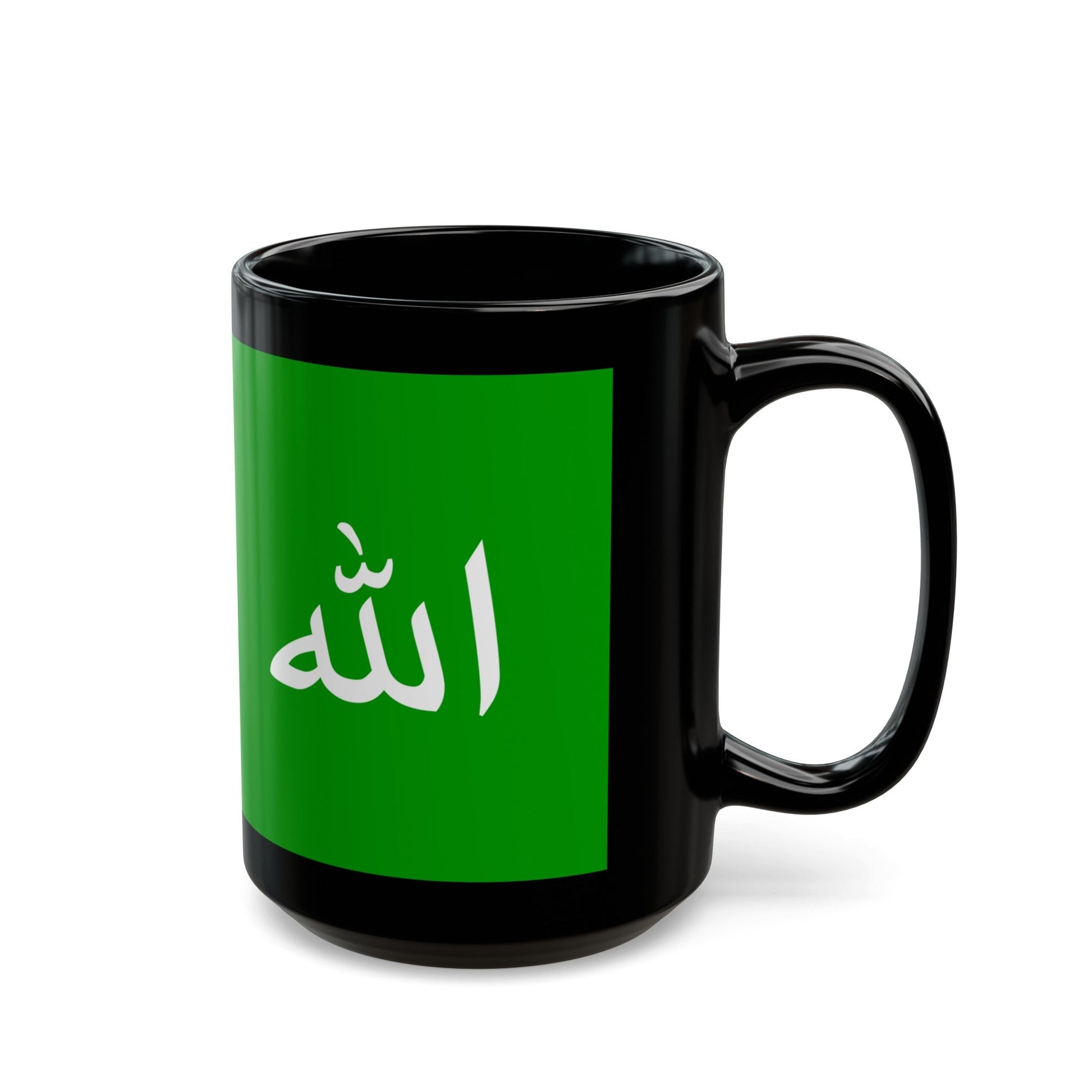 Flag of the 1979 Herat Uprising - Black Coffee Mug-The Sticker Space