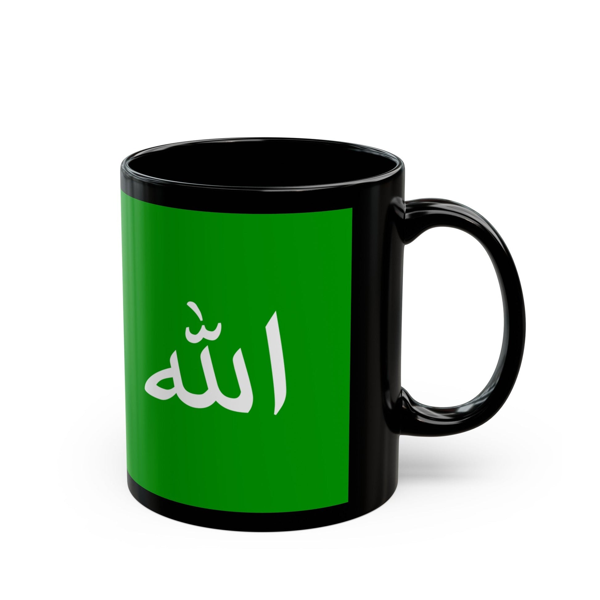 Flag of the 1979 Herat Uprising - Black Coffee Mug-The Sticker Space