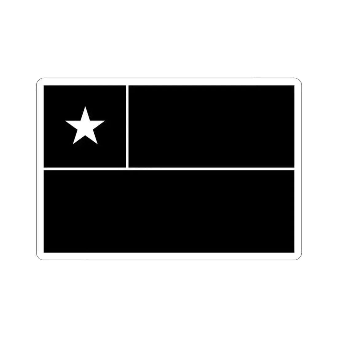 Flag of the 2019 Chilean protests (Chile) STICKER Vinyl Kiss-Cut Decal 6 Inch White - The Sticker Space