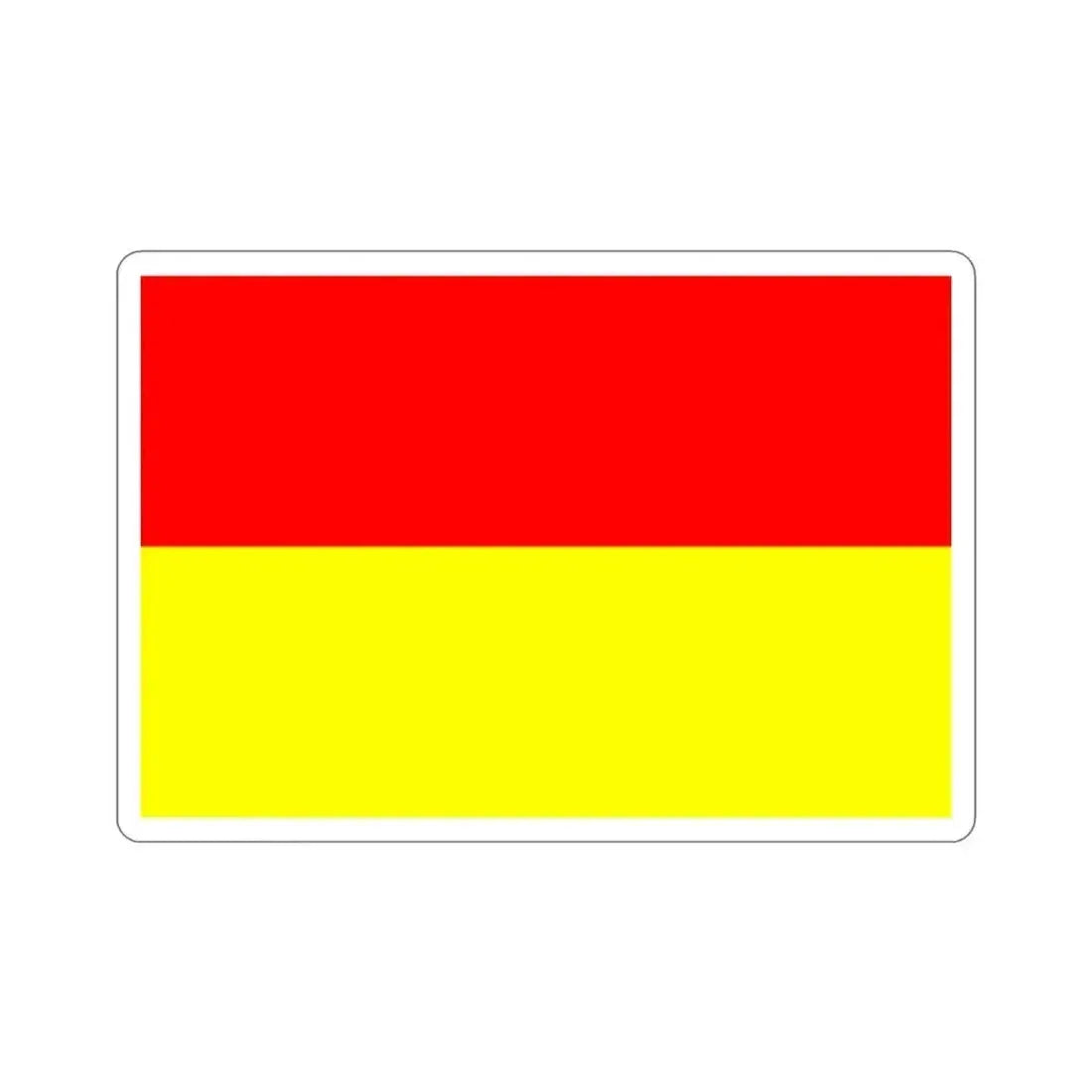 Flag of the 257th Transit Camp of the Indian Army (India) STICKER Vinyl Die-Cut Decal 2 Inch - The Sticker Space