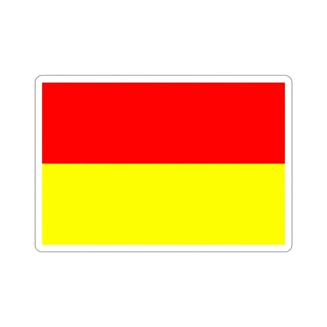 Flag of the 257th Transit Camp of the Indian Army (India) STICKER Vinyl Die-Cut Decal 3 Inch - The Sticker Space