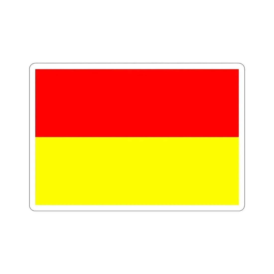 Flag of the 257th Transit Camp of the Indian Army (India) STICKER Vinyl Die-Cut Decal 4 Inch - The Sticker Space