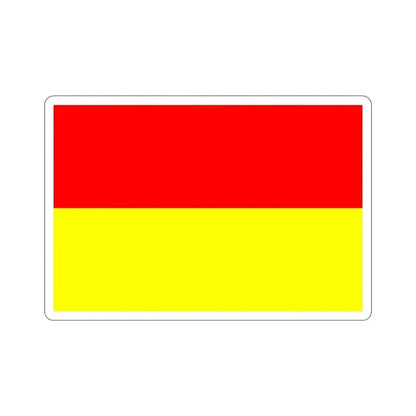 Flag of the 257th Transit Camp of the Indian Army (India) STICKER Vinyl Die-Cut Decal 4 Inch - The Sticker Space