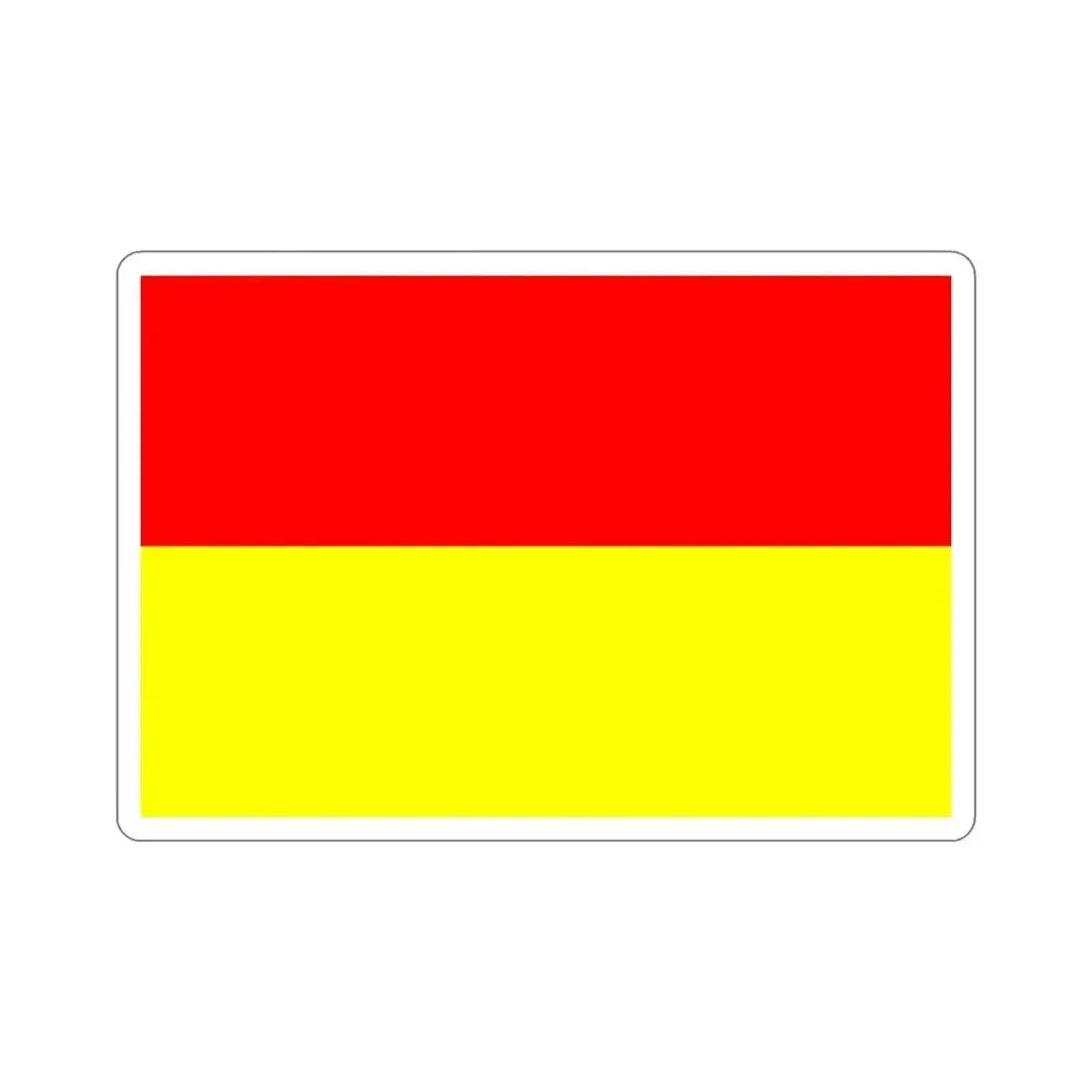 Flag of the 257th Transit Camp of the Indian Army (India) STICKER Vinyl Die-Cut Decal 5 Inch - The Sticker Space