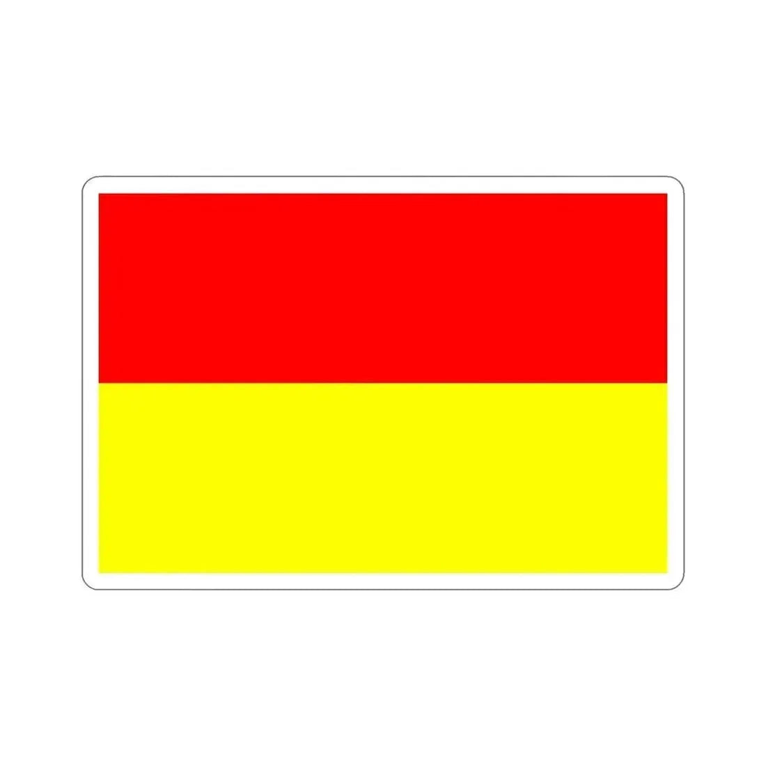 Flag of the 257th Transit Camp of the Indian Army (India) STICKER Vinyl Die-Cut Decal 6 Inch - The Sticker Space