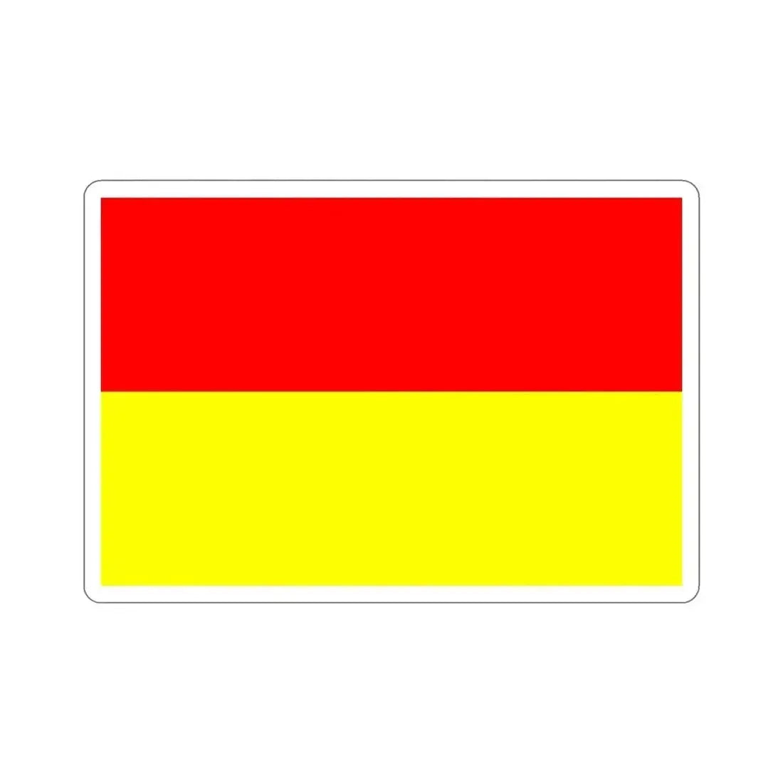 Flag of the 257th Transit Camp of the Indian Army (India) STICKER Vinyl Die-Cut Decal - The Sticker Space