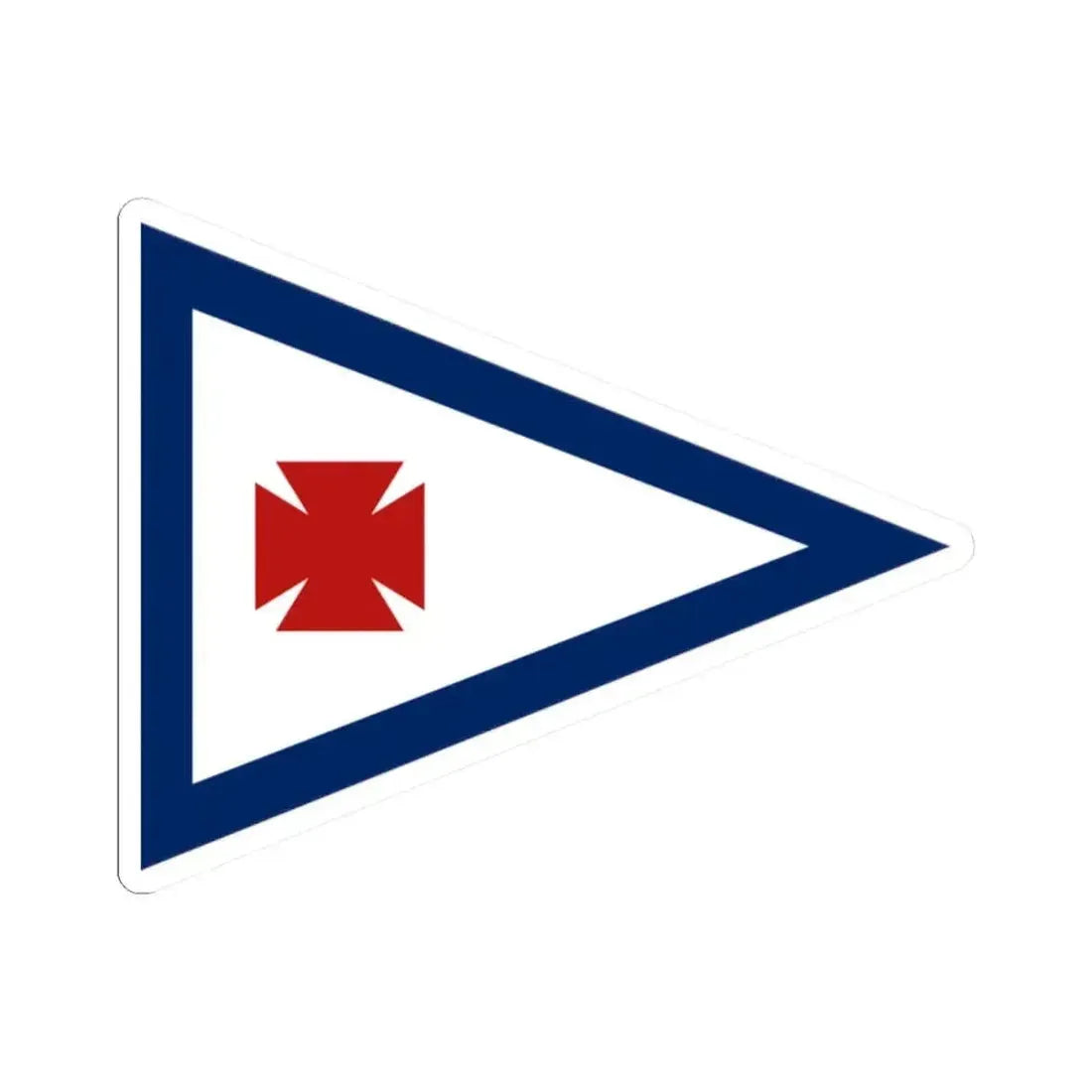 Flag of the 5th Corps 1st Division 3rd Brigade (United States) STICKER Vinyl Kiss-Cut Decal 2 Inch White - The Sticker Space