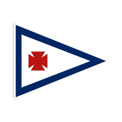 Flag of the 5th Corps 1st Division 3rd Brigade (United States) STICKER Vinyl Kiss-Cut Decal 2 Inch White - The Sticker Space