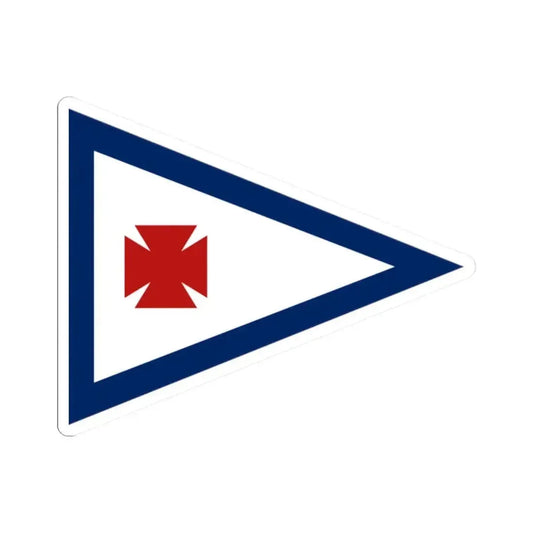 Flag of the 5th Corps 1st Division 3rd Brigade (United States) STICKER Vinyl Kiss-Cut Decal 2 Inch White - The Sticker Space