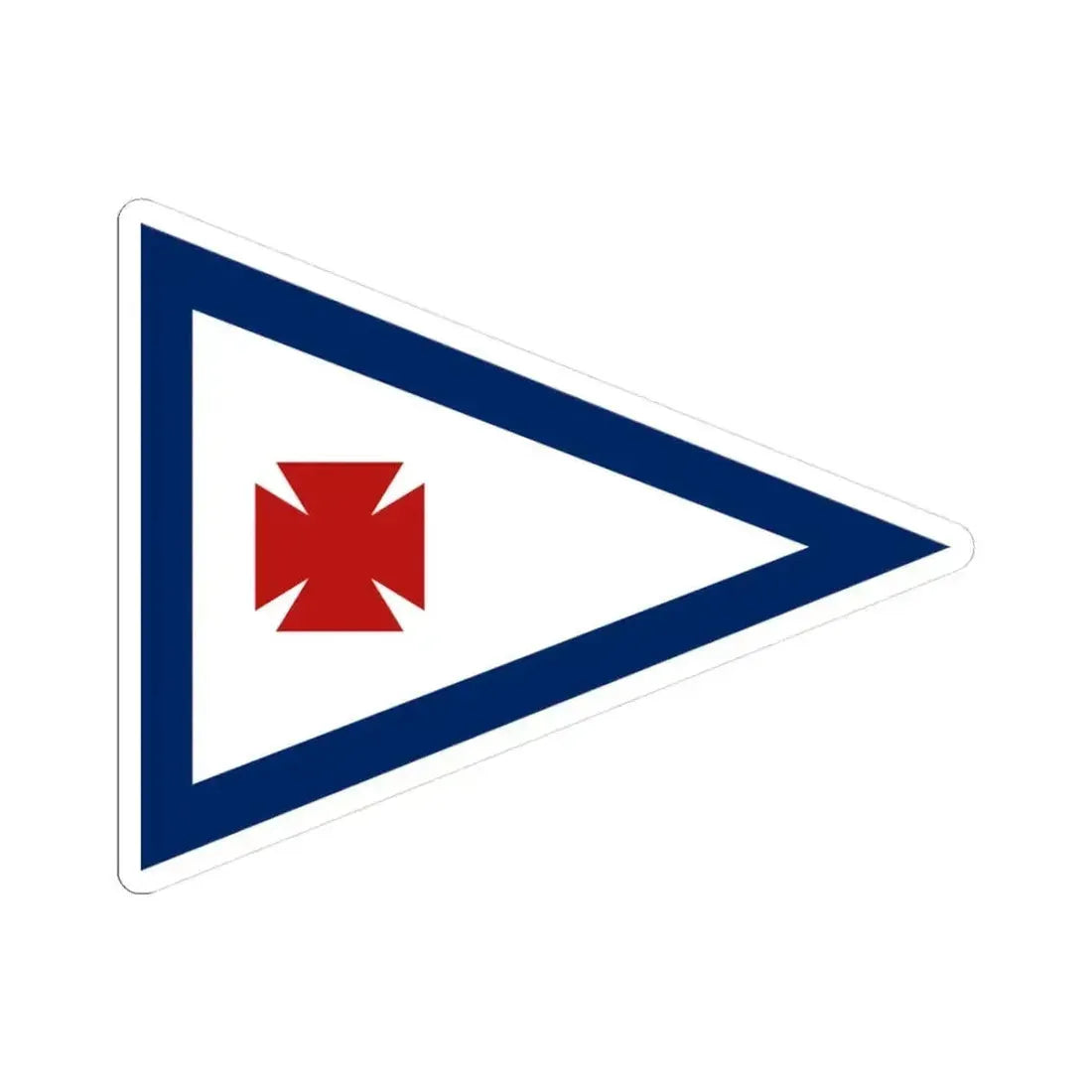 Flag of the 5th Corps 1st Division 3rd Brigade (United States) STICKER Vinyl Kiss-Cut Decal 3 Inch White - The Sticker Space