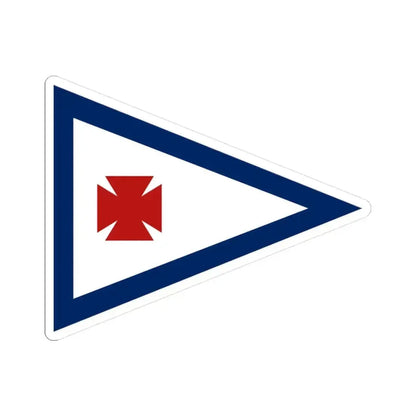 Flag of the 5th Corps 1st Division 3rd Brigade (United States) STICKER Vinyl Kiss-Cut Decal 3 Inch White - The Sticker Space