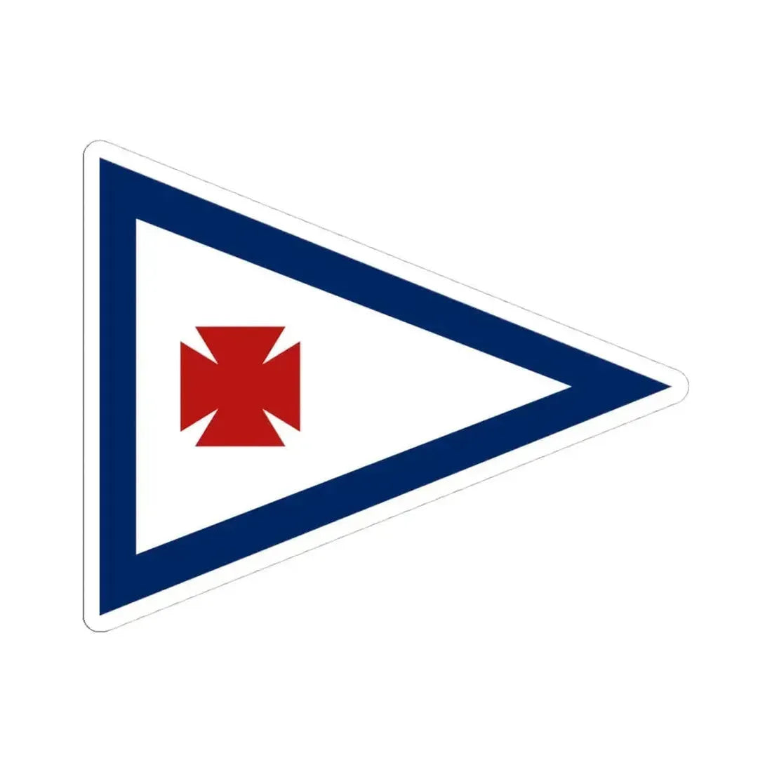 Flag of the 5th Corps 1st Division 3rd Brigade (United States) STICKER Vinyl Kiss-Cut Decal 4 Inch White - The Sticker Space