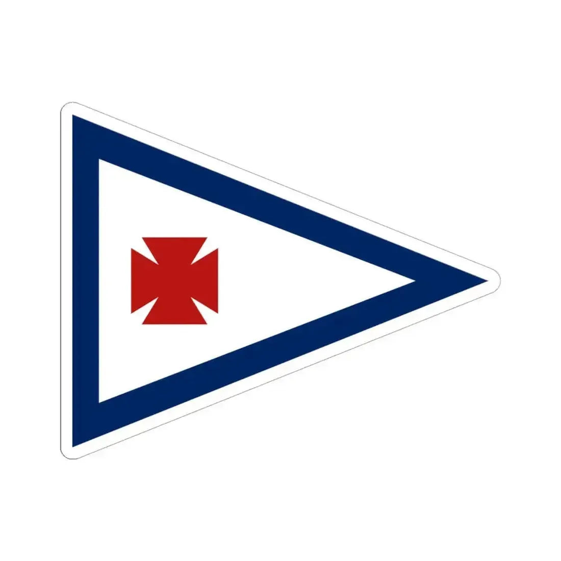 Flag of the 5th Corps 1st Division 3rd Brigade (United States) STICKER Vinyl Kiss-Cut Decal 6 Inch White - The Sticker Space