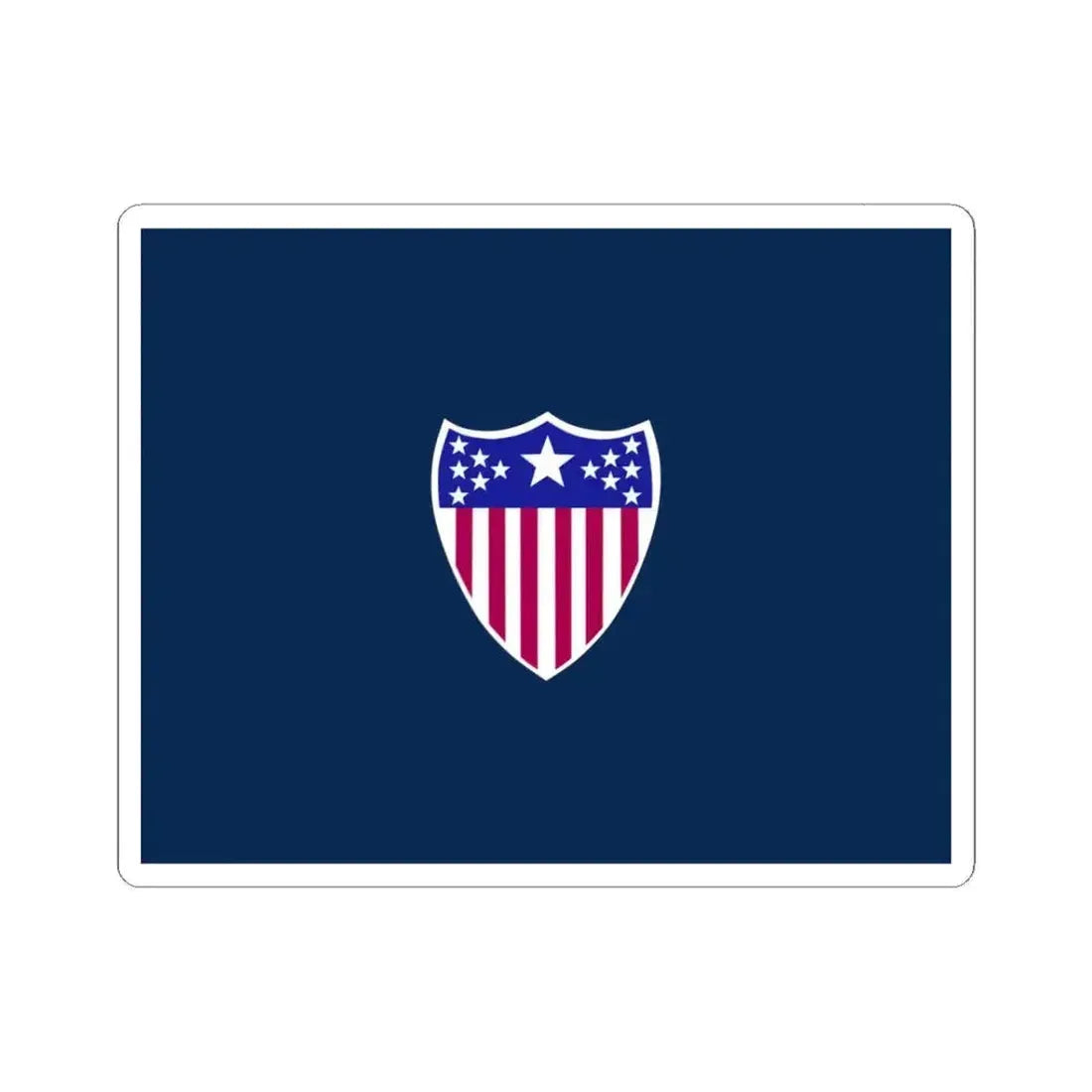 Flag of the Adjutant General of the U.S. Army (United States) STICKER Vinyl Kiss-Cut Decal 3 Inch White - The Sticker Space