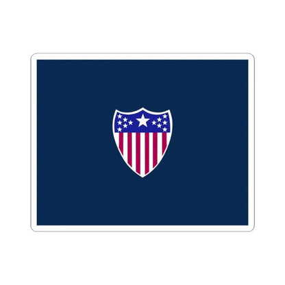 Flag of the Adjutant General of the U.S. Army (United States) STICKER Vinyl Kiss-Cut Decal 3 Inch White - The Sticker Space