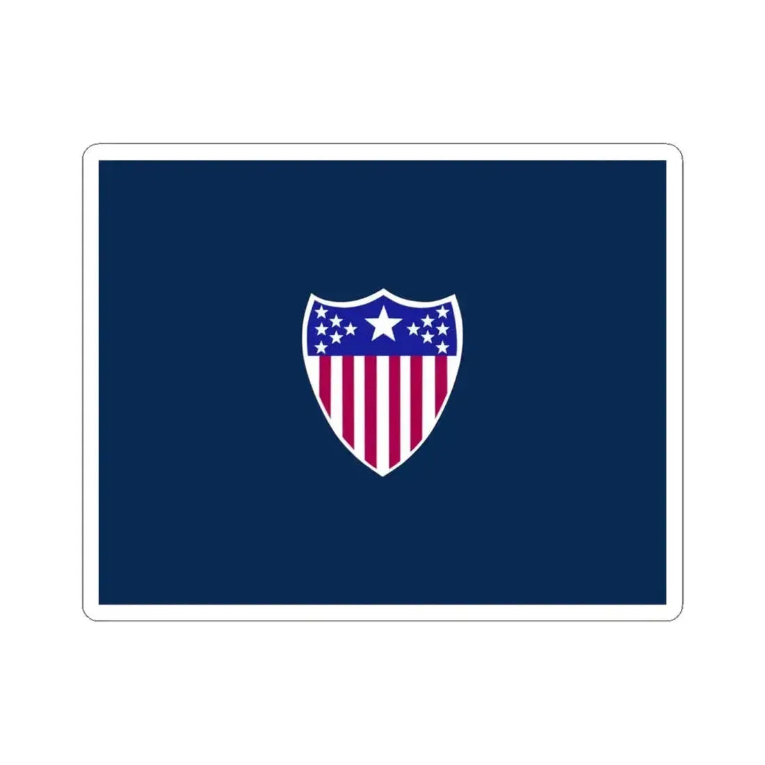 Flag of the Adjutant General of the U.S. Army (United States) STICKER Vinyl Kiss-Cut Decal 4 Inch White - The Sticker Space