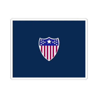 Flag of the Adjutant General of the U.S. Army (United States) STICKER Vinyl Kiss-Cut Decal 6 Inch White - The Sticker Space