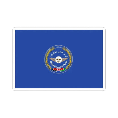 Flag of the Afghan Air Force (Afghanistan) STICKER Vinyl Kiss-Cut Decal 6 Inch White - The Sticker Space