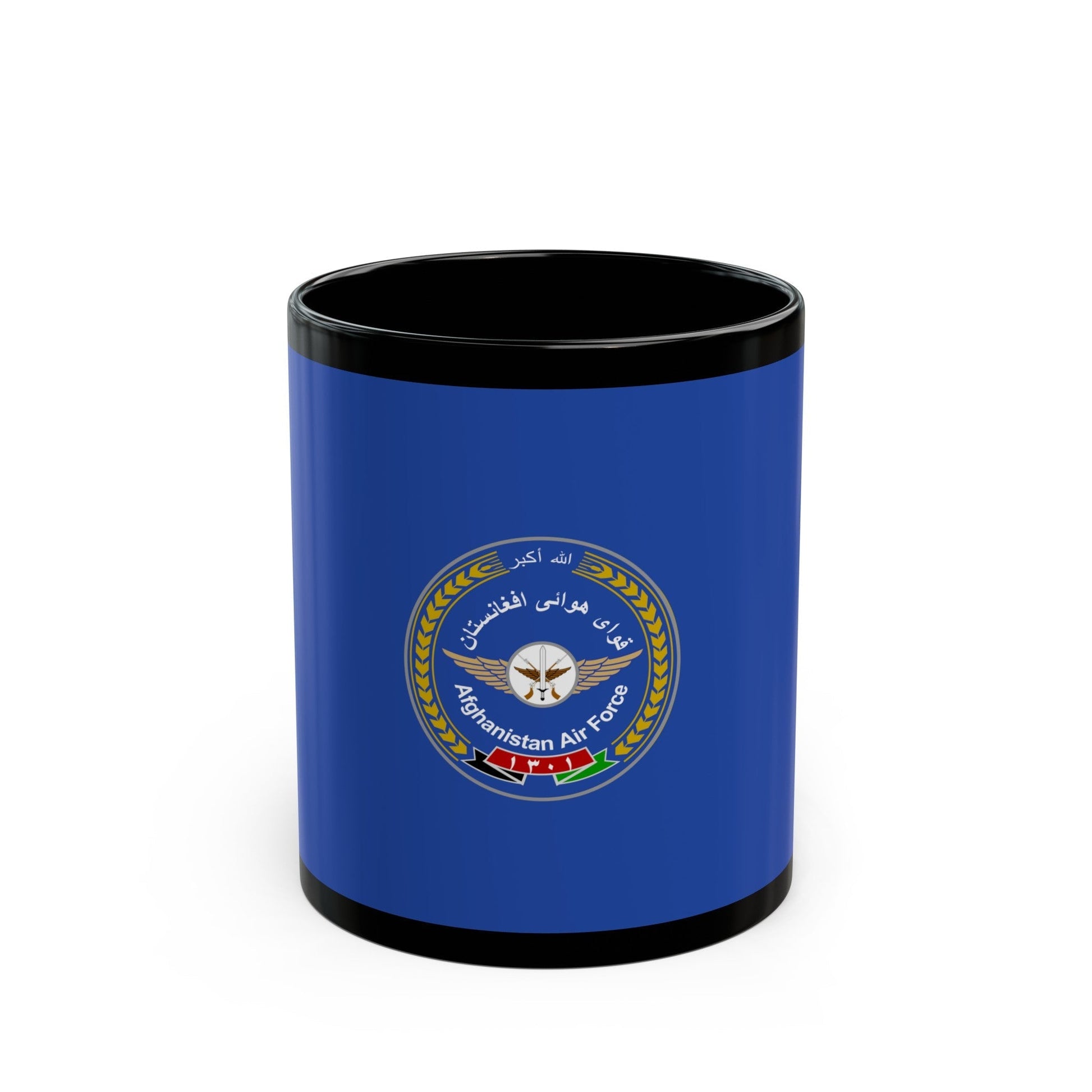 Flag of the Afghan Air Force - Black Coffee Mug-11oz-The Sticker Space