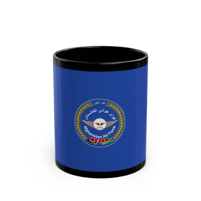 Flag of the Afghan Air Force - Black Coffee Mug-11oz-The Sticker Space