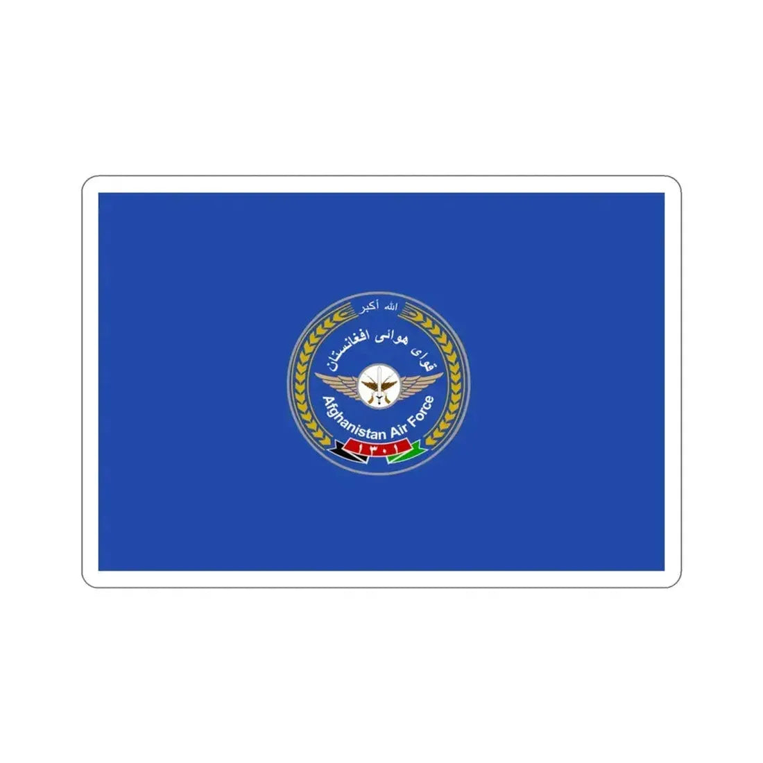 Flag of the Afghan Air Force STICKER Vinyl Die-Cut Decal 3 Inch - The Sticker Space