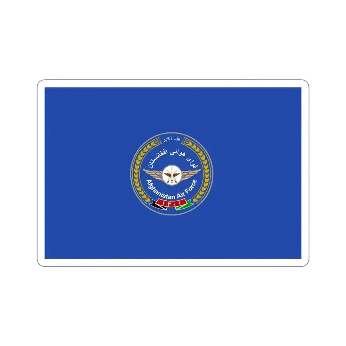 Flag of the Afghan Air Force STICKER Vinyl Die-Cut Decal 4 Inch - The Sticker Space