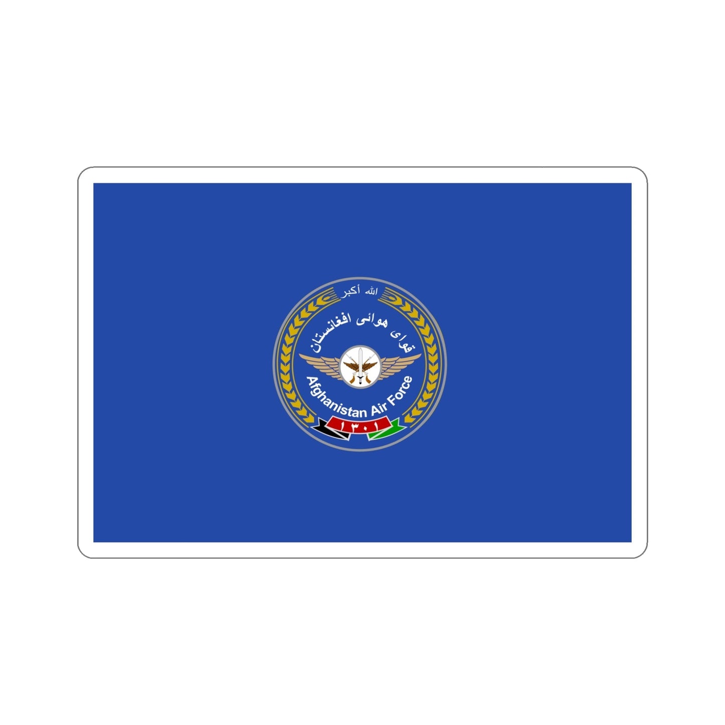 Flag of the Afghan Air Force STICKER Vinyl Die-Cut Decal-5 Inch-The Sticker Space