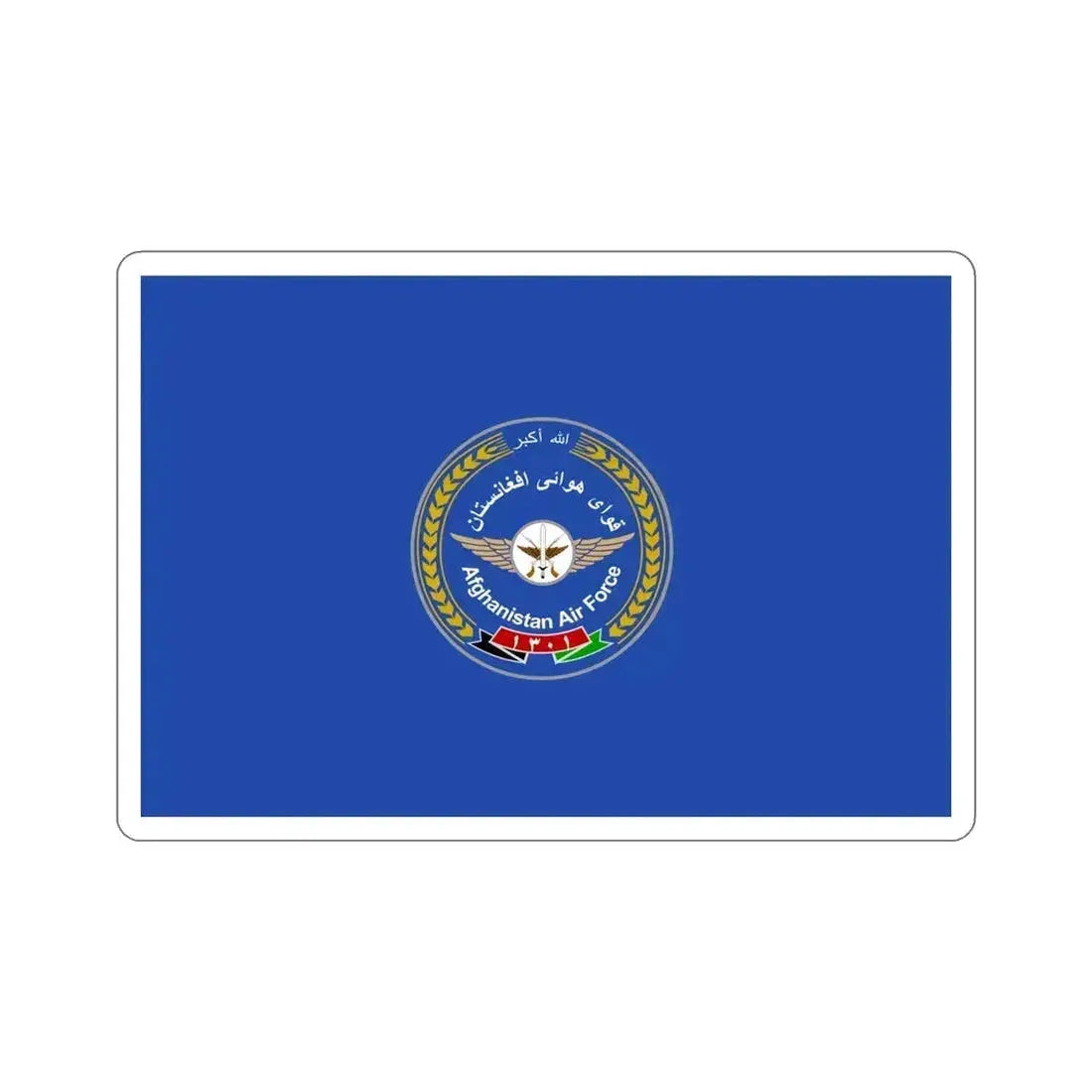 Flag of the Afghan Air Force STICKER Vinyl Die-Cut Decal 5 Inch - The Sticker Space