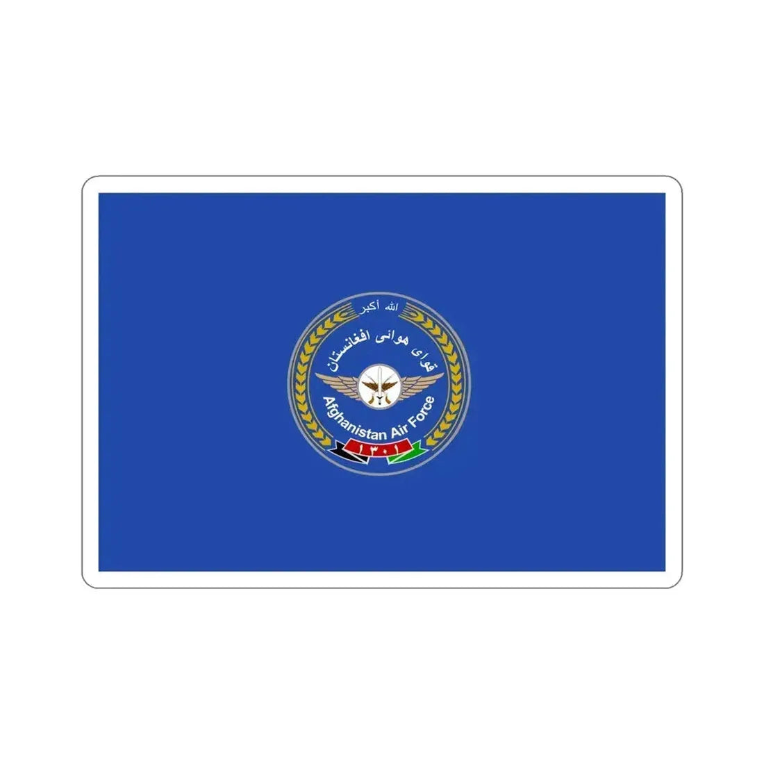 Flag of the Afghan Air Force STICKER Vinyl Die-Cut Decal 5 Inch - The Sticker Space