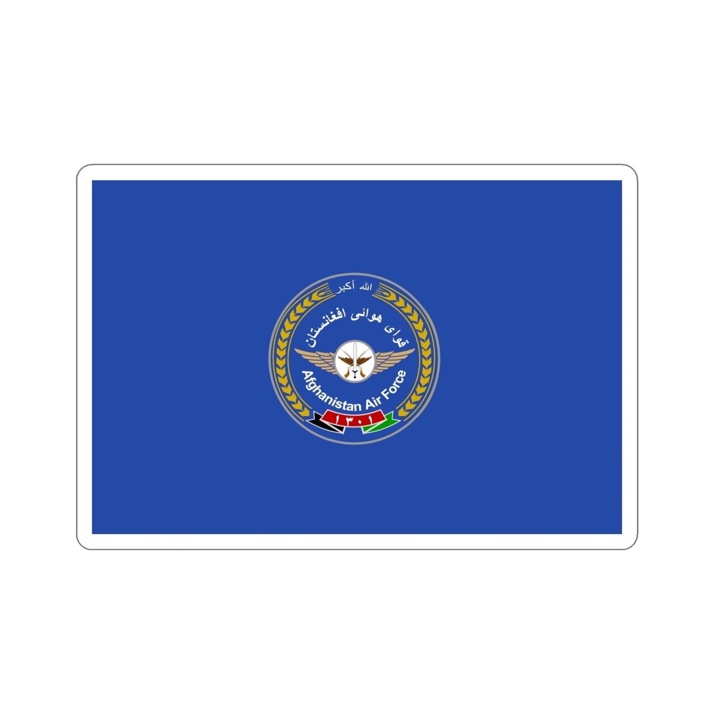 Flag of the Afghan Air Force STICKER Vinyl Die-Cut Decal-6 Inch-The Sticker Space