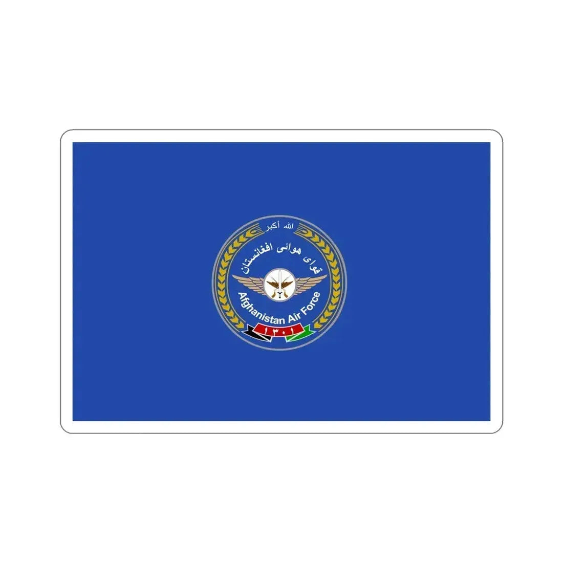 Flag of the Afghan Air Force STICKER Vinyl Die-Cut Decal 6 Inch - The Sticker Space