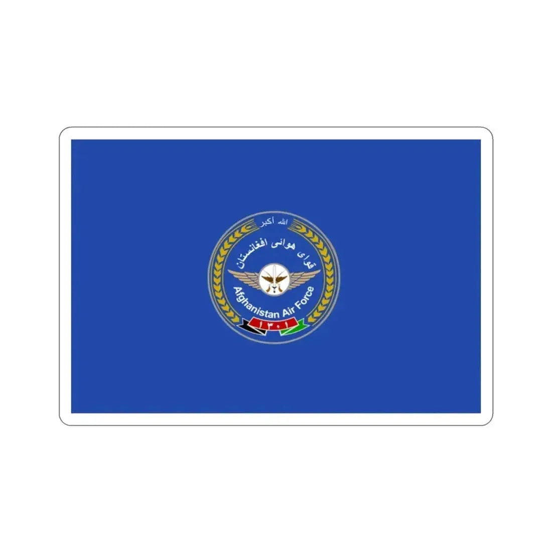Flag of the Afghan Air Force STICKER Vinyl Die-Cut Decal - The Sticker Space