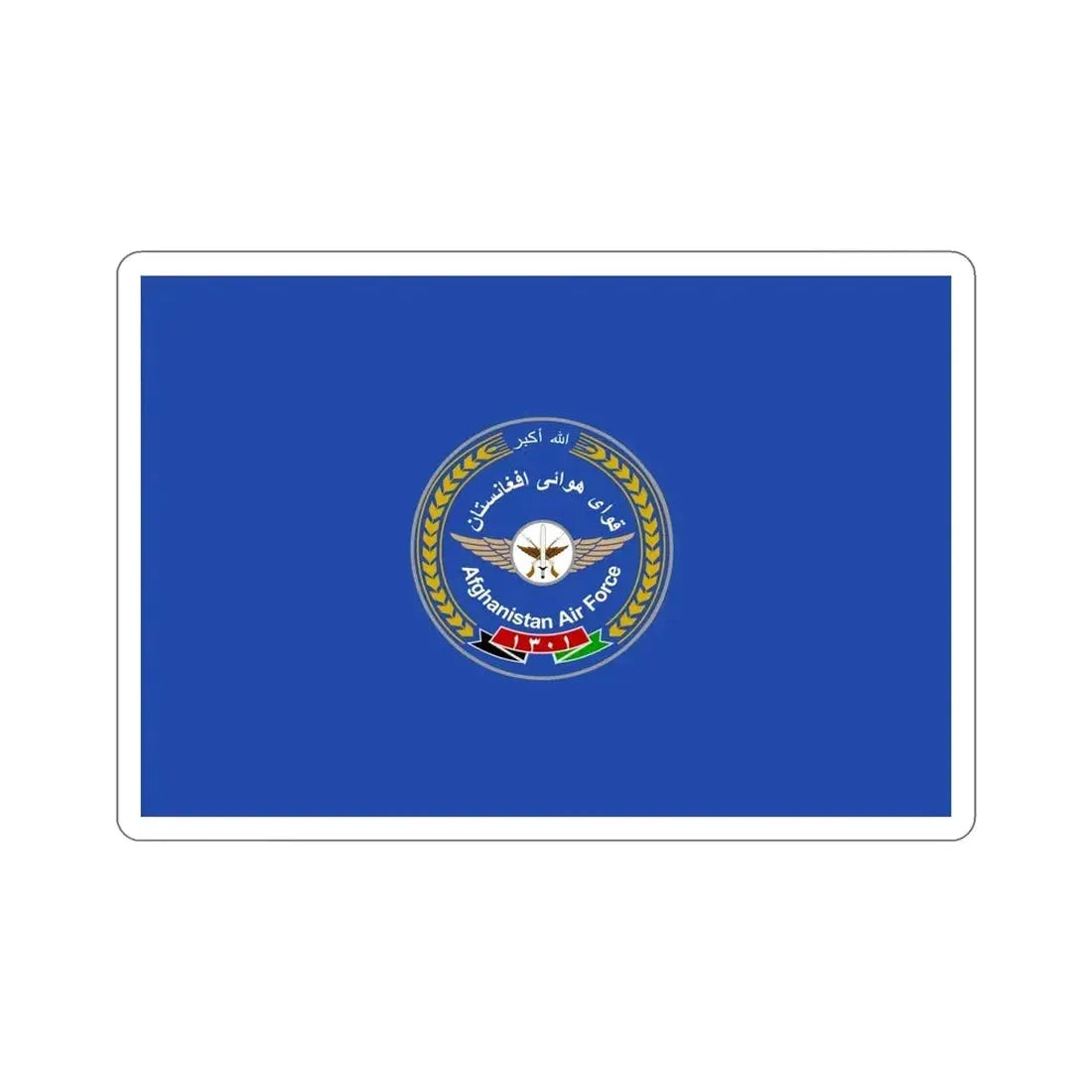 Flag of the Afghan Air Force STICKER Vinyl Die-Cut Decal - The Sticker Space
