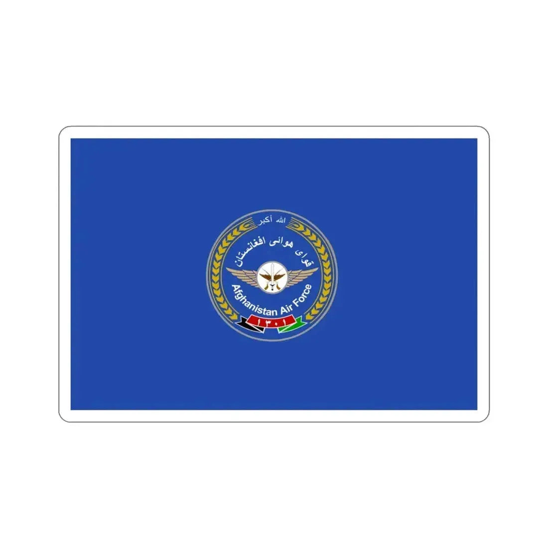 Flag of the Afghan Air Force STICKER Vinyl Die-Cut Decal - The Sticker Space