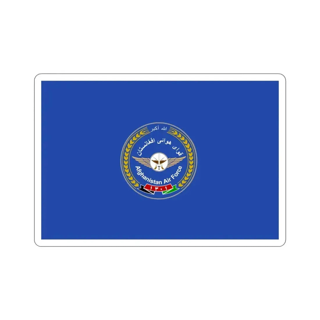 Flag of the Afghan Air Force STICKER Vinyl Die-Cut Decal - The Sticker Space