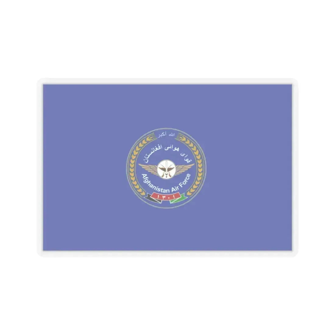 Flag of the Afghan Air Force - STICKER Vinyl Kiss-Cut Decal 2 Inch Transparent - The Sticker Space
