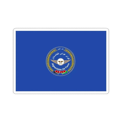 Flag of the Afghan Air Force - STICKER Vinyl Kiss-Cut Decal 3 Inch White - The Sticker Space