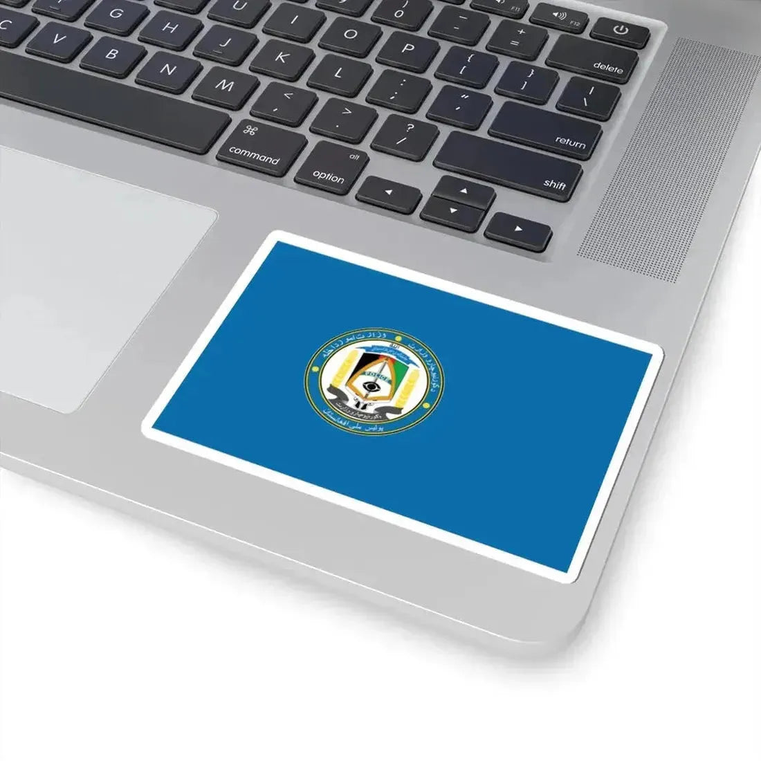 Flag of the Afghan National Police Pashto and Dari 2001-2021 (Afghanistan) STICKER Vinyl Kiss-Cut Decal - The Sticker Space